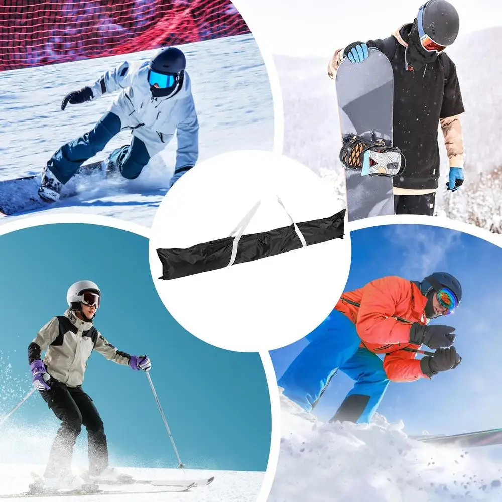 Snow Ski Bags Waterproof Travel Ski Outdoor Polyester Bag Adjustable Carrier Sports Accessories Snowboard Storage Sleeve For