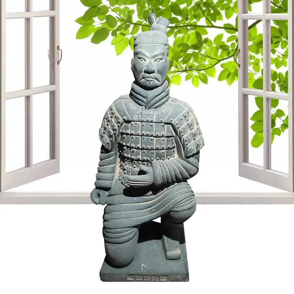 Collectibles Terracotta Warriors Statues Xian China Terracotta Warrior Clay Statues Chinese Cultural Decor China Qin Dynasty