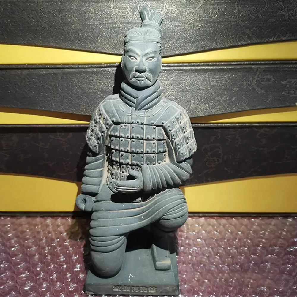 Collectibles Terracotta Warriors Statues Xian China Terracotta Warrior Clay Statues Chinese Cultural Decor China Qin Dynasty