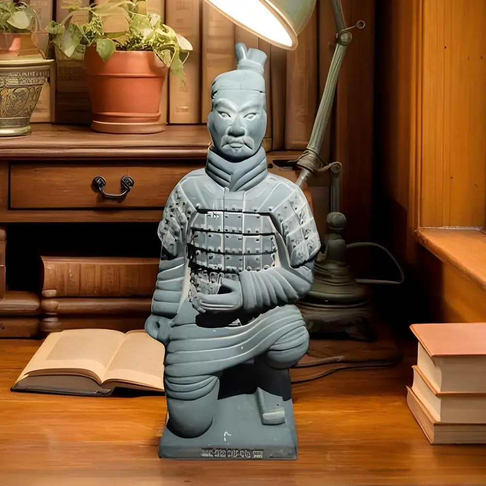 Collectibles Terracotta Warriors Statues Xian China Terracotta Warrior Clay Statues Chinese Cultural Decor China Qin Dynasty