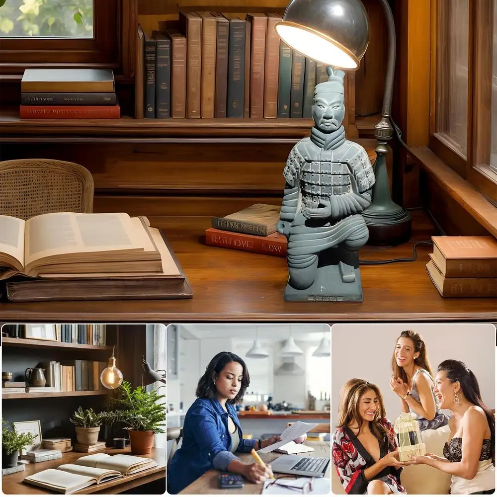Collectibles Terracotta Warriors Statues Xian China Terracotta Warrior Clay Statues Chinese Cultural Decor China Qin Dynasty