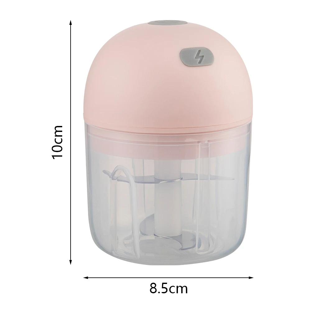 Livingandhome Electric Wireless Kitchen Garlic Chopper With Intuitive Controls Child Lock USB Wire