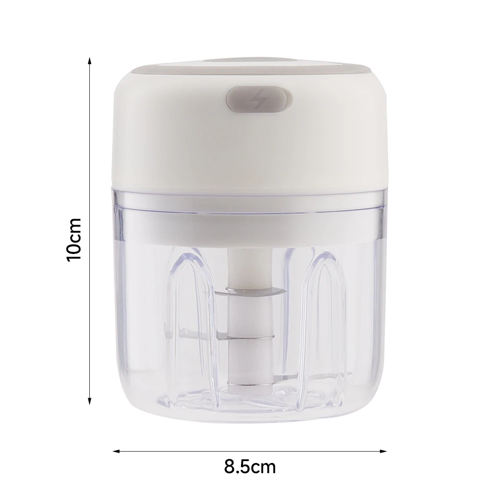 Livingandhome Electric Wireless Kitchen Garlic Chopper With Intuitive Controls Child Lock USB Wire