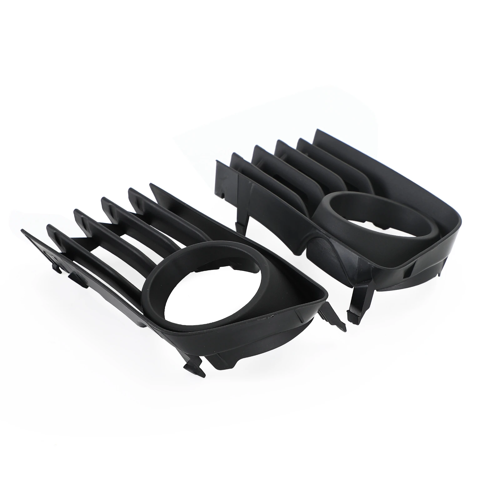 Artudatech 2pcs Bumper Fog Light Grille Grill Trim Cover Fit for Toyota Prius 2004-2009 05 06 07 08 Black