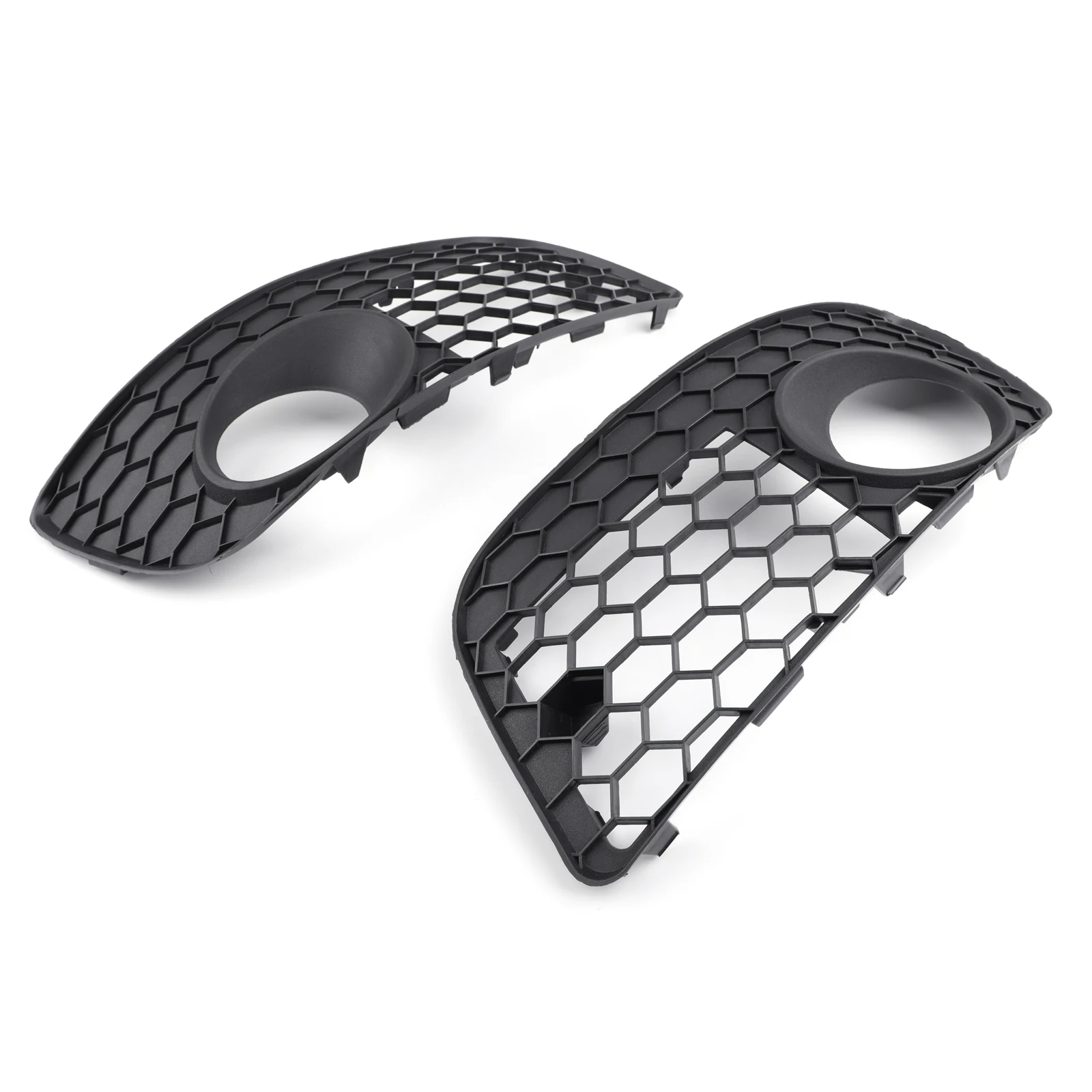 Artudatech Pair Front Bumper Fog Lamp Lights Grill Grille For VW GOLF MK5 GTI 2006-2009