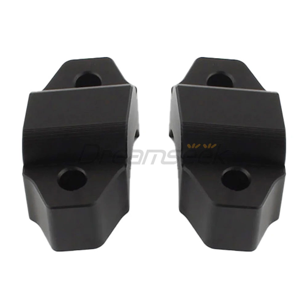 Handlebar Riser Clamp Mount for Yamaha MT-09 2015-2020 XSR900 2016-2024 Yamaha XT1200Z Super Tenere 2010-2024 Adapter Black