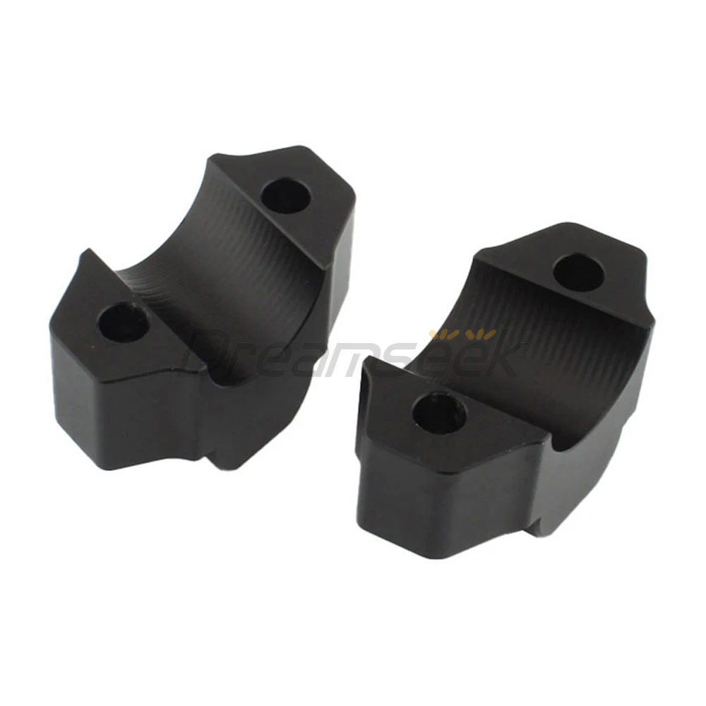 Handlebar Riser Clamp Mount for Yamaha MT-09 2015-2020 XSR900 2016-2024 Yamaha XT1200Z Super Tenere 2010-2024 Adapter Black