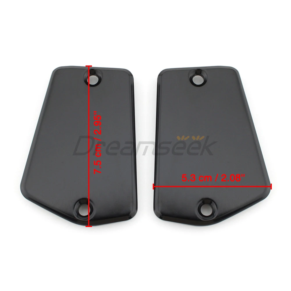 Front Brake Master Cylinder Cover for Yamaha VMAX V-MAX 1200 1985-2007 Motorcycle Black Clutch Fluid Reservoir Cap Aluminum