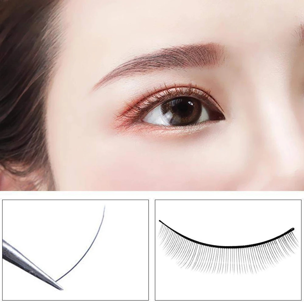 10 Pairs Training Lashes False Eyelashes Extension Tool For Makeup Practice UK