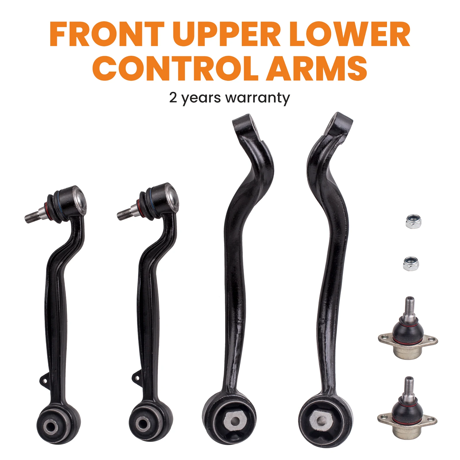 Front Upper Lower Suspension Control Arms Ball Joints Set For Range Rover 2002-2012