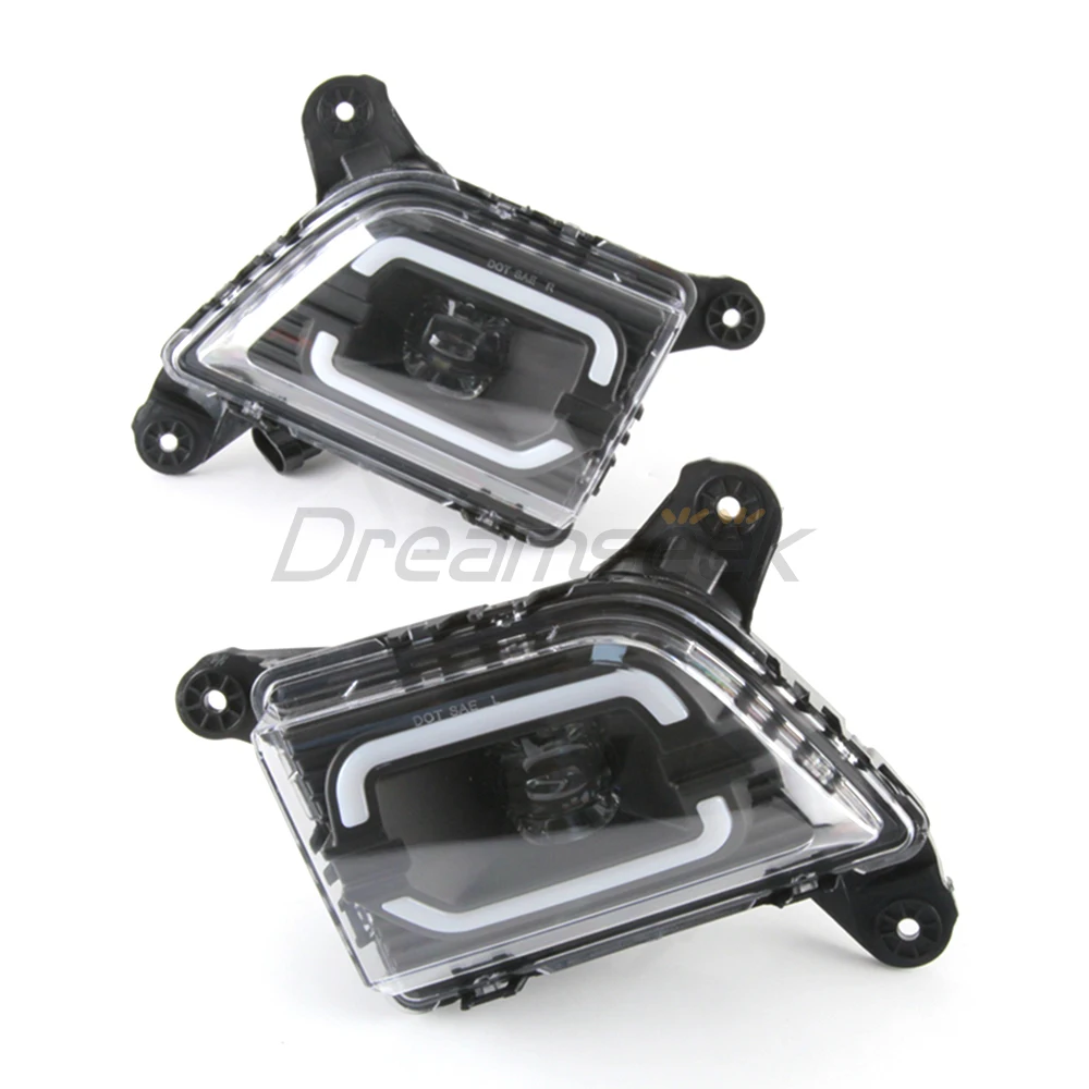 LED DRL Daytime Running Light for Chevy Silverado 1500 2500HD 3500HD 2019-2023 Fog Lamp with Turn Signal Driving Light Daylights