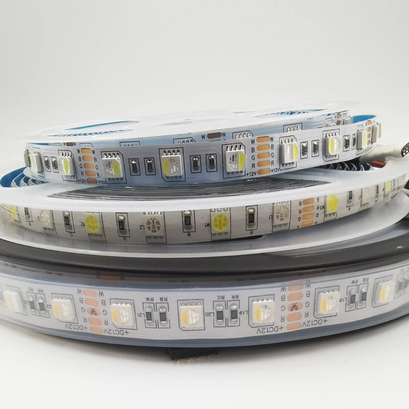 DC 24V 5050 SMD Led Strip RGBW RGBWW 4 color in 1 led chip 60Leds/m 5M 300leds Waterproof IP30/65/67 flexible LED Strip light