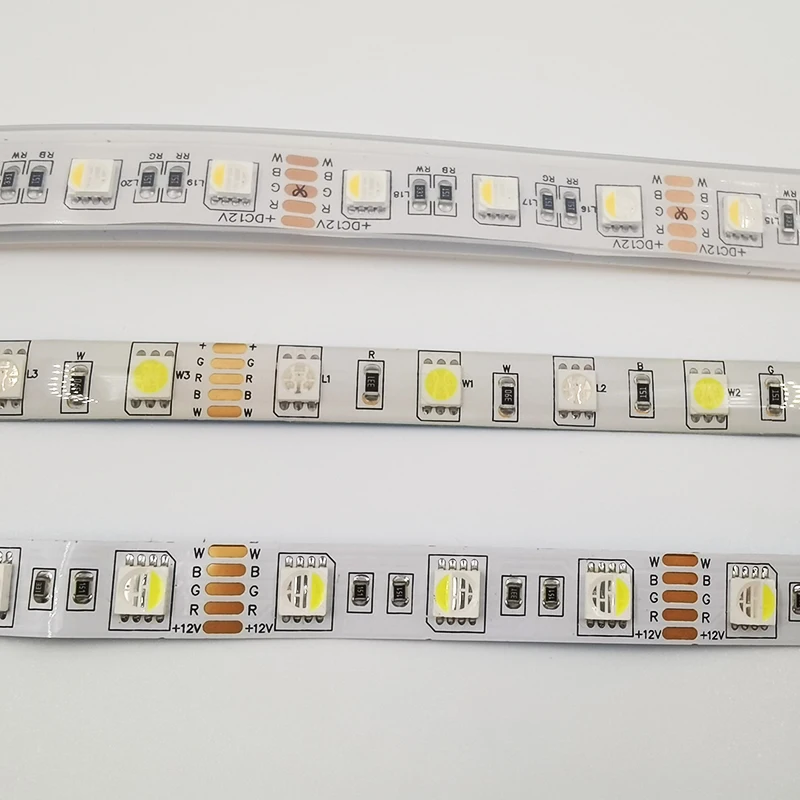 DC 24V 5050 SMD Led Strip RGBW RGBWW 4 color in 1 led chip 60Leds/m 5M 300leds Waterproof IP30/65/67 flexible LED Strip light