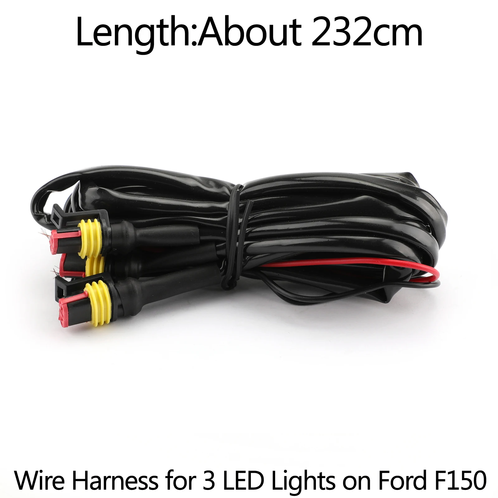 Artudatech Raptor Grille Grill LED Light Wiring Harness Cable Fit for Ford F-150 F150