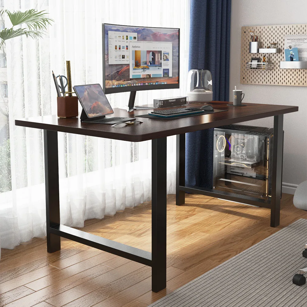 Livingandhome Height Metal Table Legs Furniture Accessories Anti-slip Black Iron Table Leg Round Metal Table Legs