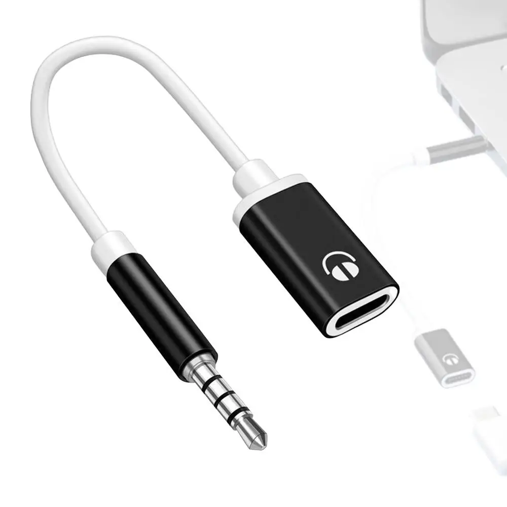 3.5mm Male to Type-c Female Converter Headphone Converter Aux Cable Type-C To 3.5mm Jack Converter for MP3 Player, Laptop,Tablet