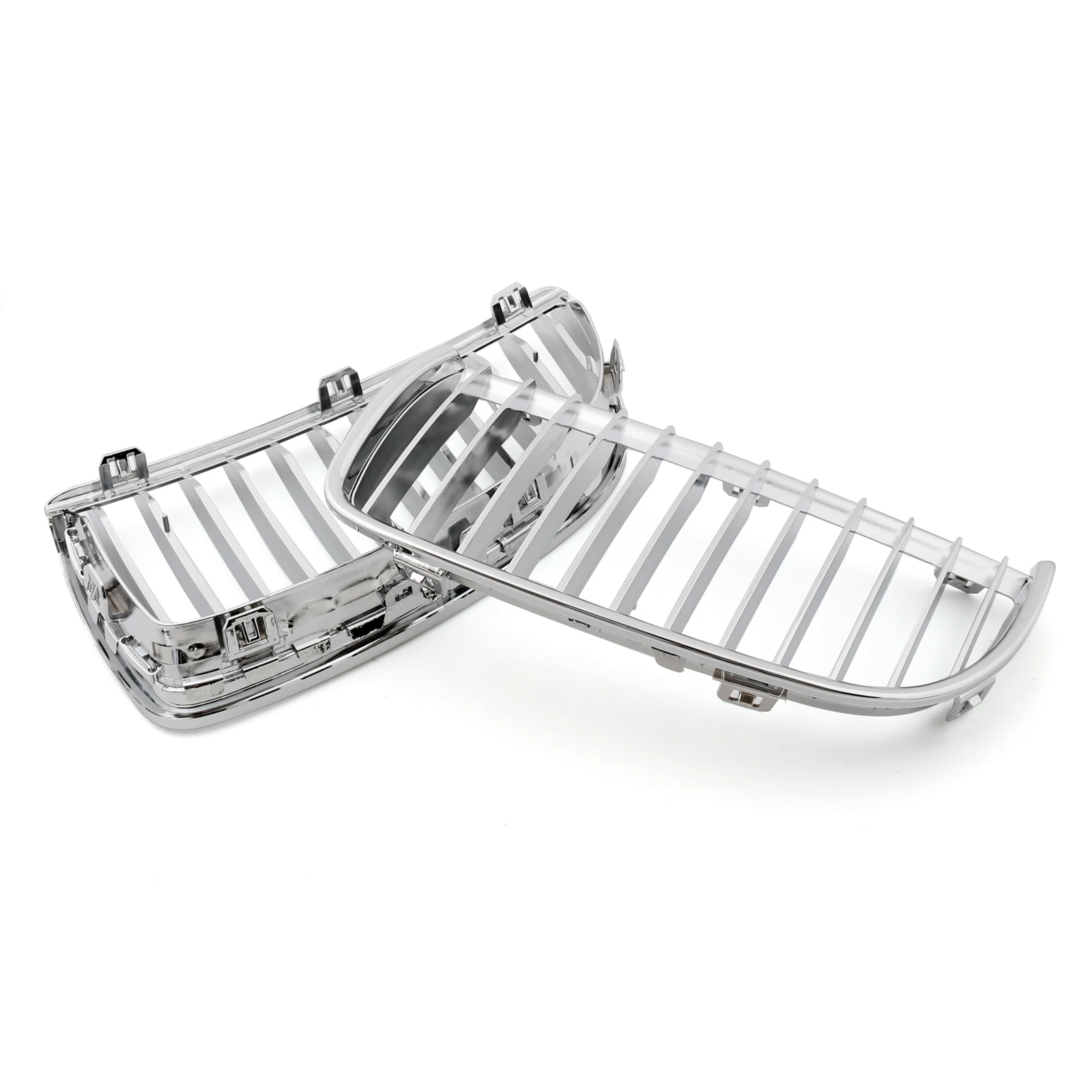Artudatech Front Replacement Chrome Kidney Grille For BMW 3 Series E90 E91 M3 2004-2007
