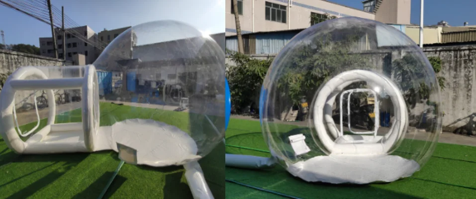 UK and US warehouse clearance sale! New inflatable bubble house with tent transparent dome, suitable for children's party PVC