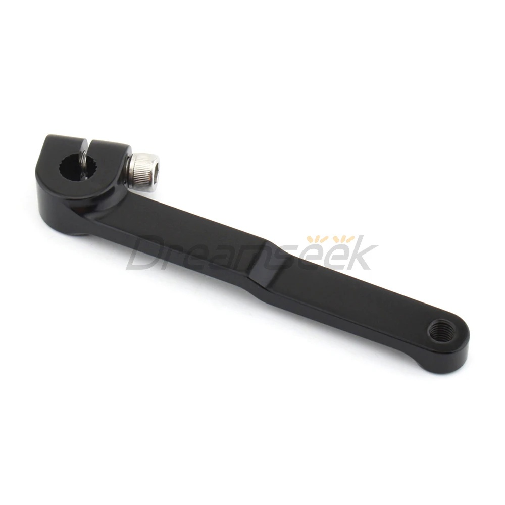 Inner Shift Lever Shifter Rocker Arm Rod for Harley Dyna Fat Bob FXDF 2012-2017 Switchback FLD 2012-2016 CNC Aluminum Black