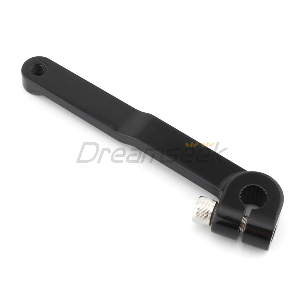 Inner Shift Lever Shifter Rocker Arm Rod for Harley Dyna Fat Bob FXDF 2012-2017 Switchback FLD 2012-2016 CNC Aluminum Black