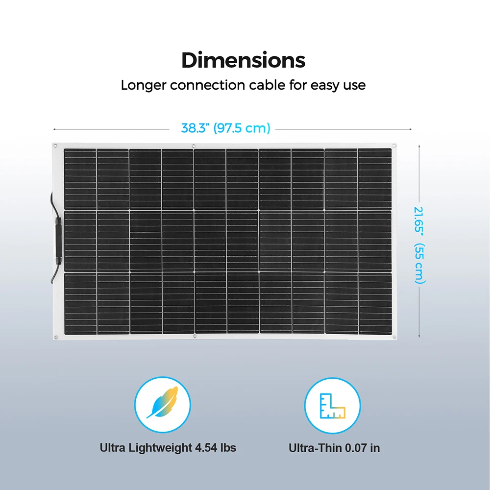 100 Watt -1000W Solar Panel 12 Volt Monocrystalline Solar Panels High Efficiency Module RV Marine Boat Caravan Off Grid (1-10PC