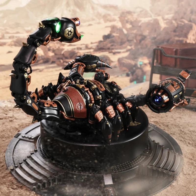 Robotime Rokr 3D Assembly Building Block Sets - Emperor Scorpion Beetles Golden Coin Turtle - 4Kinds of Plastic Puzzles MI Serie