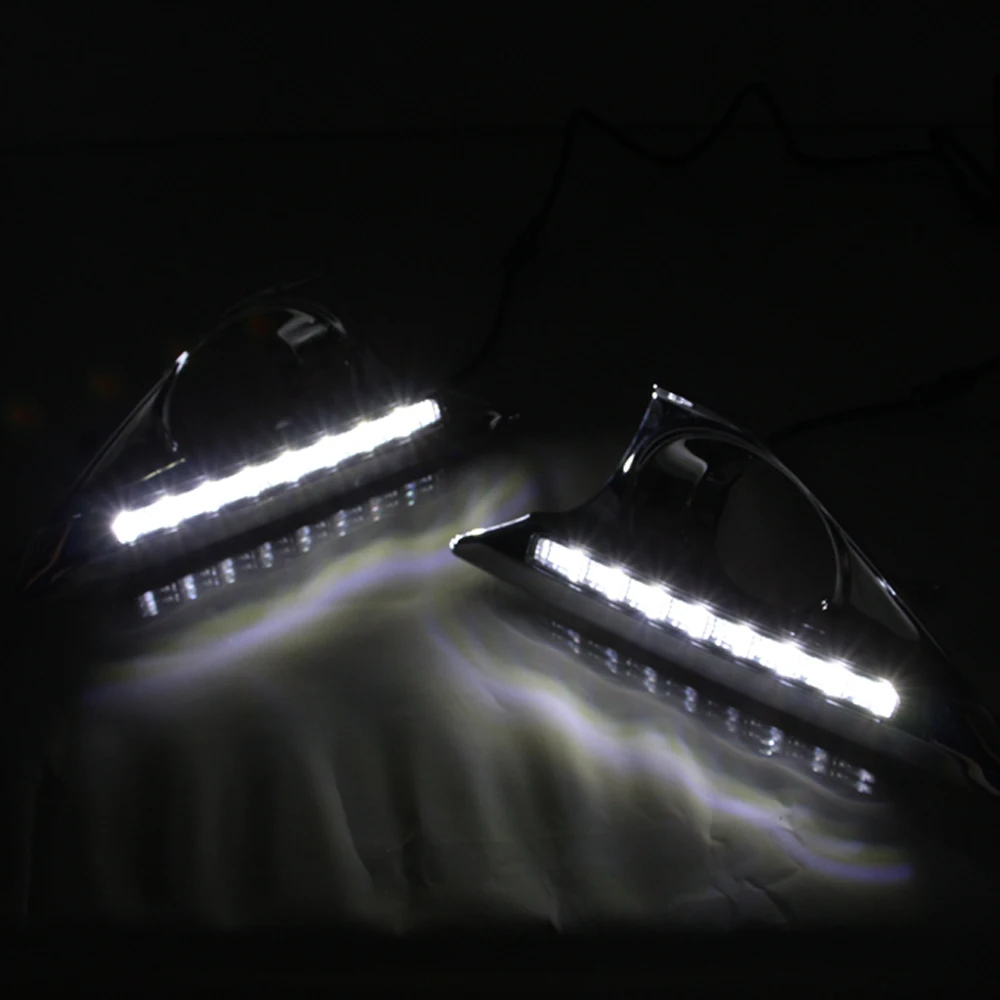 LED DRL Fog Lamp for Toyota Camry 2012-2014 / Aurion 2012 2013 2014 2015 2016 2017 2018 19 Daytime Running Light W/ Turn Signal
