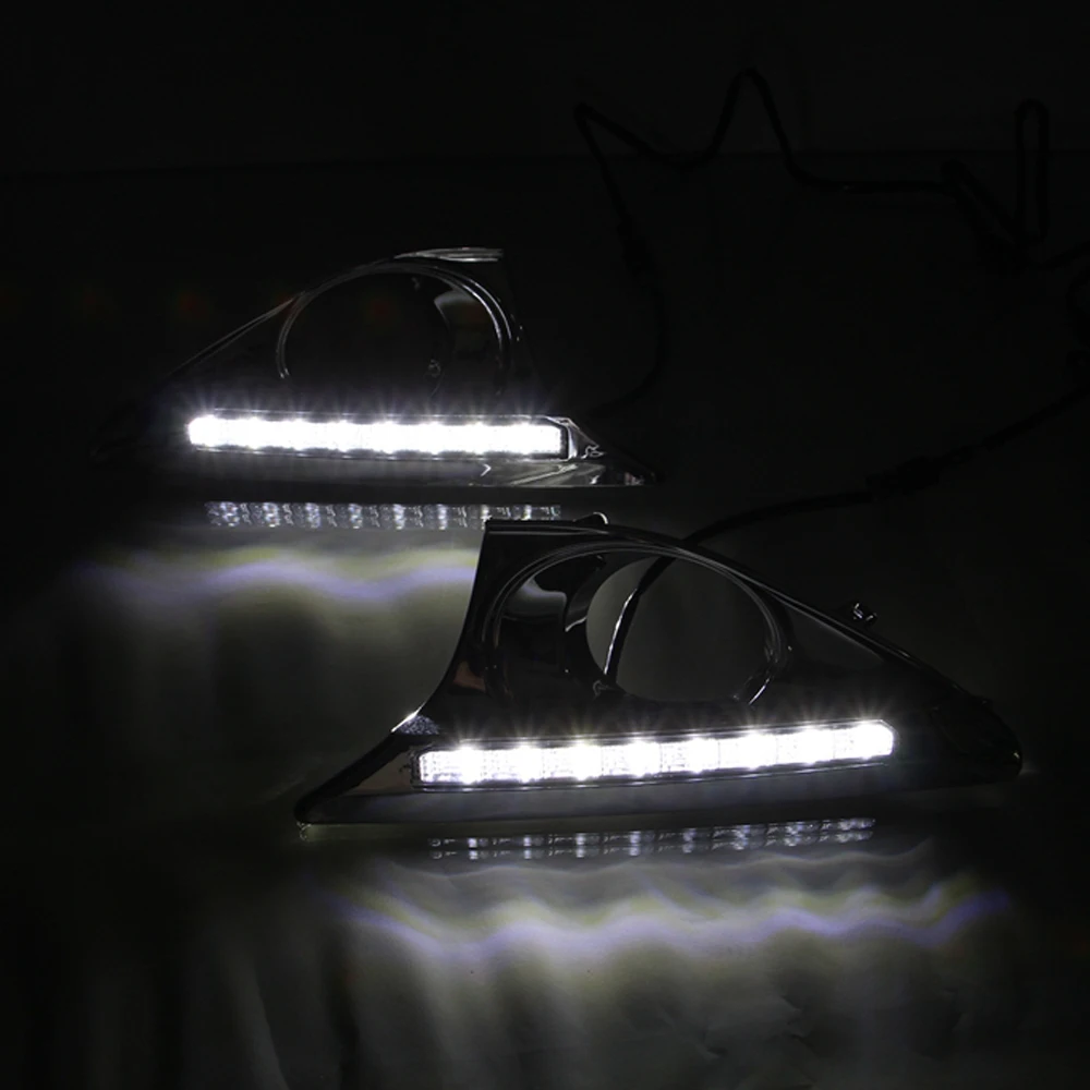 LED DRL Fog Lamp for Toyota Camry 2012-2014 / Aurion 2012 2013 2014 2015 2016 2017 2018 19 Daytime Running Light W/ Turn Signal