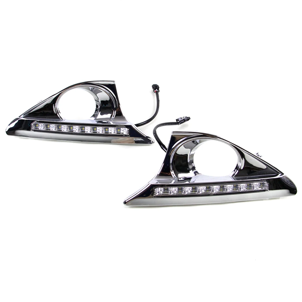 LED DRL Fog Lamp for Toyota Camry 2012-2014 / Aurion 2012 2013 2014 2015 2016 2017 2018 19 Daytime Running Light W/ Turn Signal