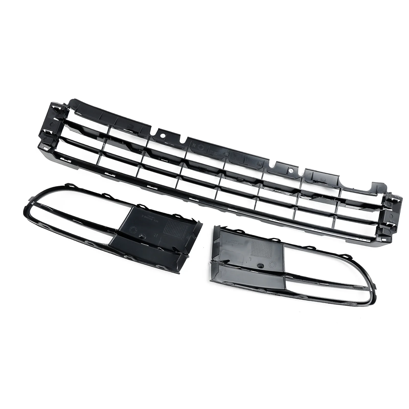 Artudatech Front Bumper Lower Grille + Fog Light Grill Fit for VW Beetle 2012-2016 W/ Chrome