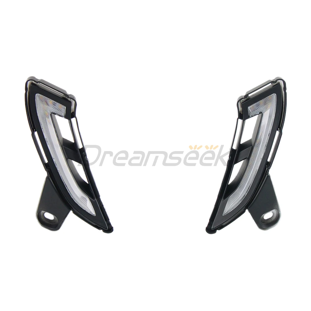 LED DRL Daytime Running Light for Toyota Land Cruiser Prado J250 LC250 2024+ Bumper Fog Lamp with Sequential Dynamic Turn Signal