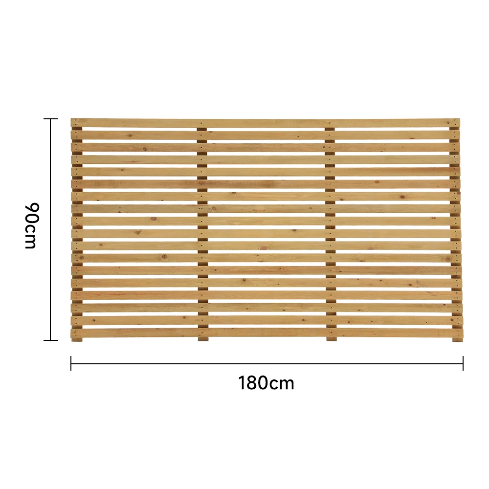 Garden Wood Fence Gate for Outdoor Waterproof and Anti-corrosive Paint Pine Fence Gate