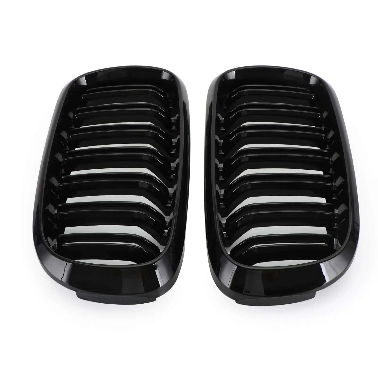 Artudatech Gloss Black Dual Front Kidney Grille Fit for BMW X5M F85 X6M F86 X5 F15 X6 F16 13-18