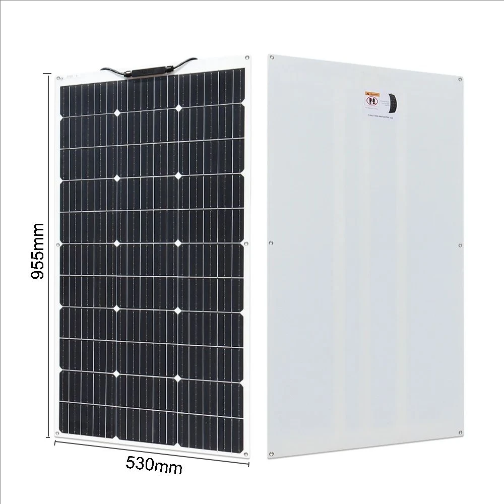Photovoltaic Panel 150W 120W 100W 50W Flexible Solar Panel Aluminum Frame for Home Balcony Camper RV Car Boat Outdoor Travel