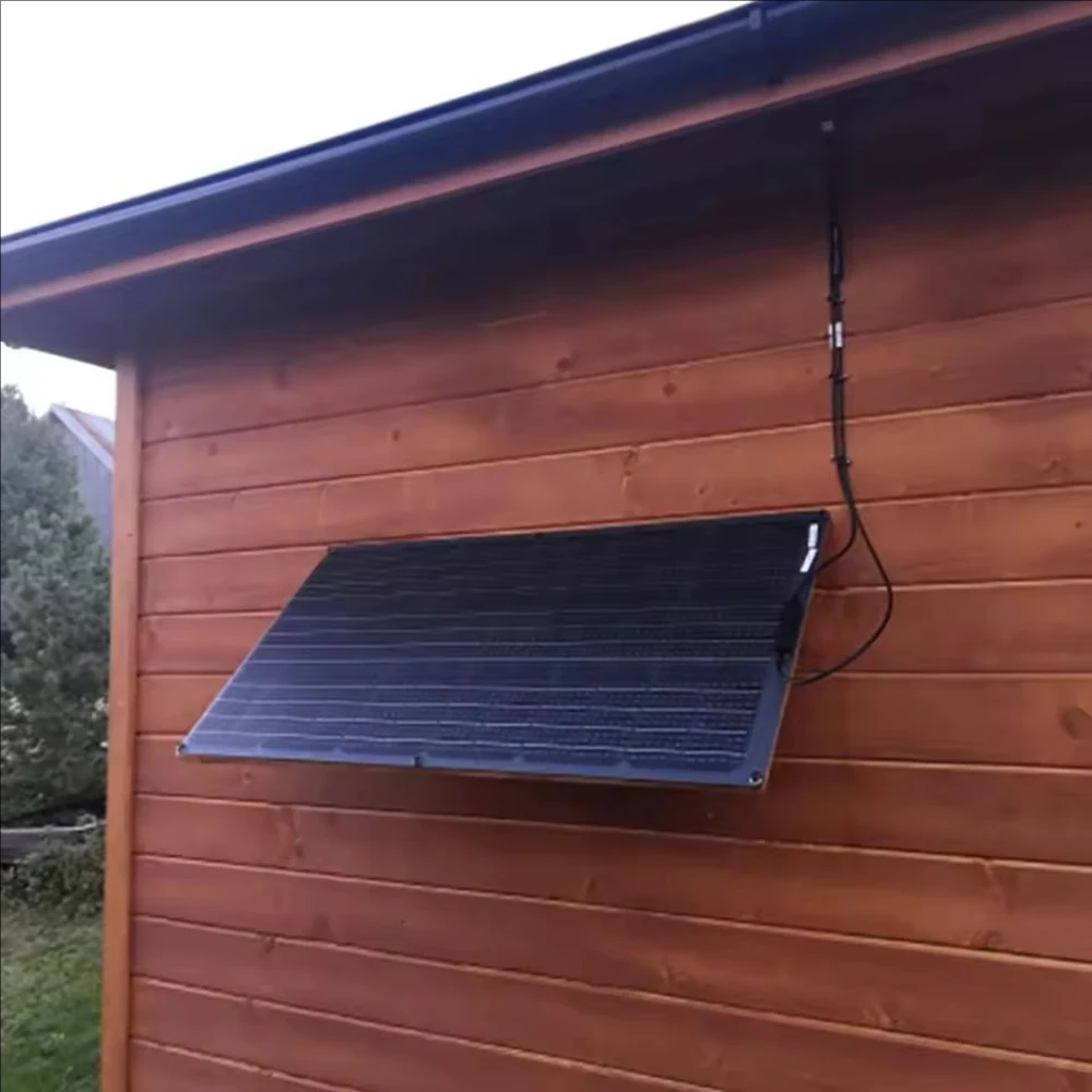 Photovoltaic Panel 150W 120W 100W 50W Flexible Solar Panel Aluminum Frame for Home Balcony Camper RV Car Boat Outdoor Travel