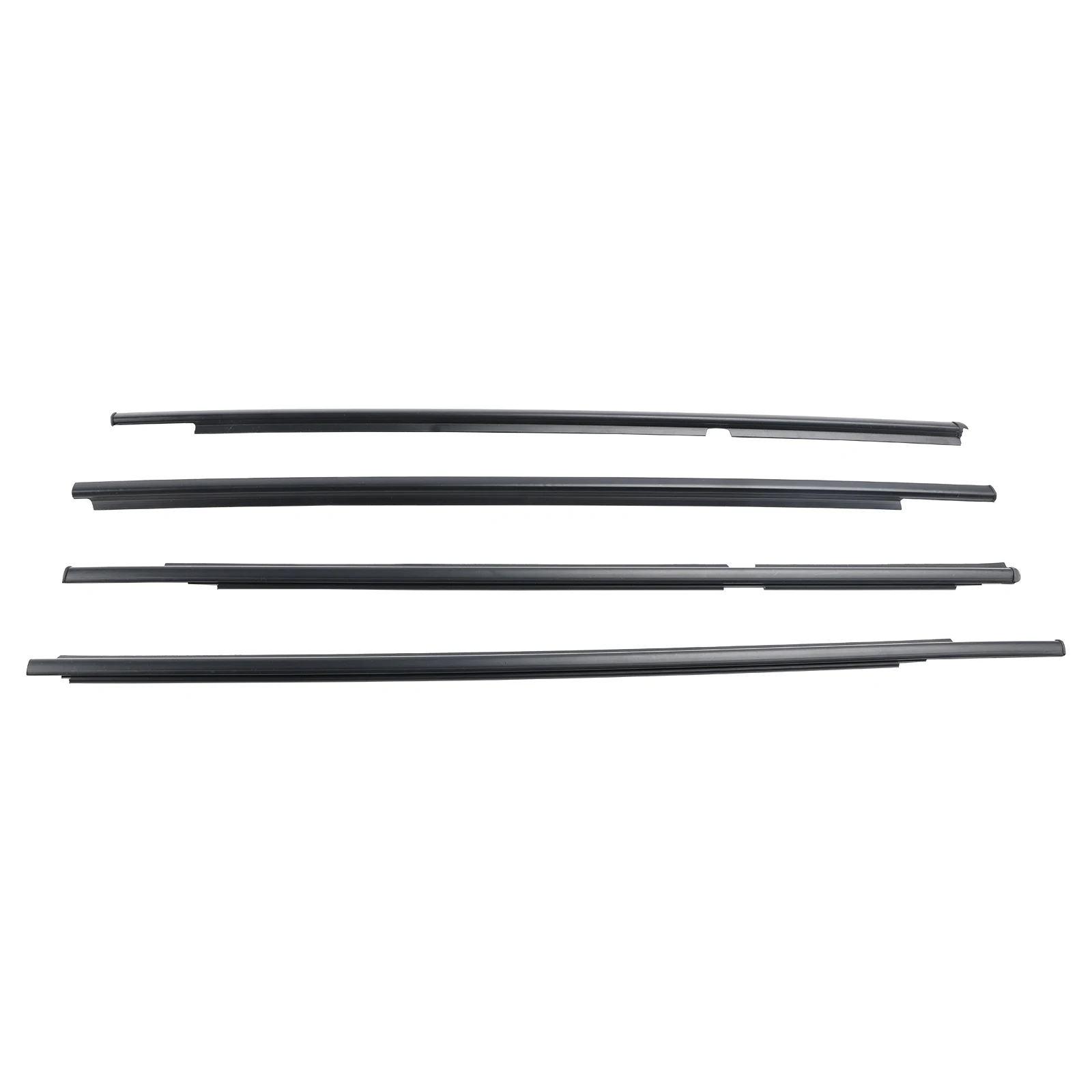 4pcs Outer Door Glass Weatherstrip Moulding for Toyota Yaris Vitz 2005-2010