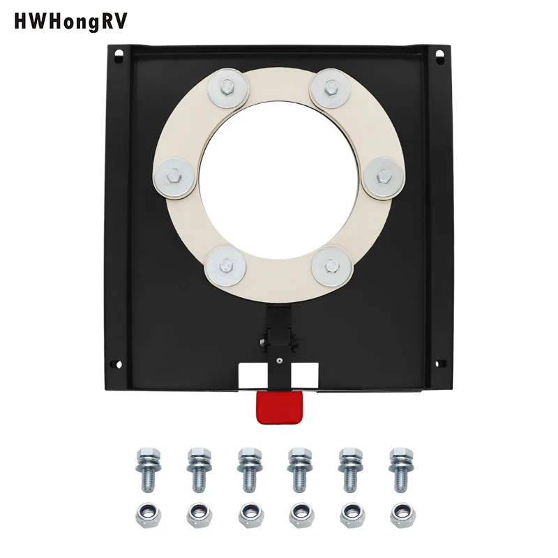 HWHONGRV Manual swivel base business car VW T5 T6 driver / passenger side swivel console for original seats