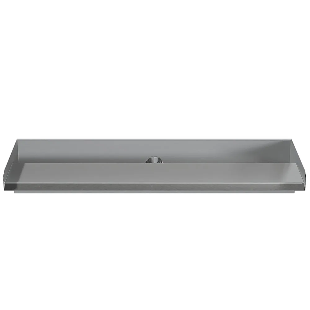 60cm Back Entry Stainless Steel Water Blade, 60cm W x 20cm D x 10cm H