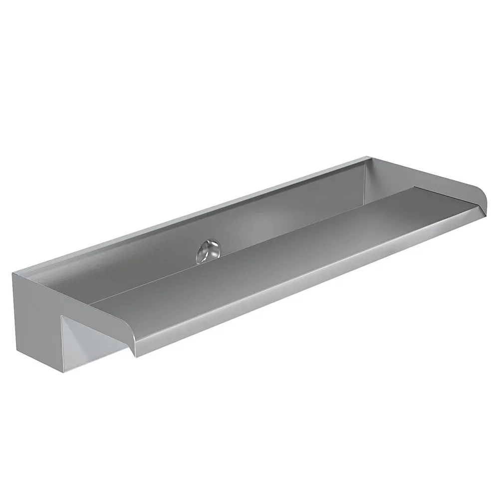 60cm Back Entry Stainless Steel Water Blade, 60cm W x 20cm D x 10cm H