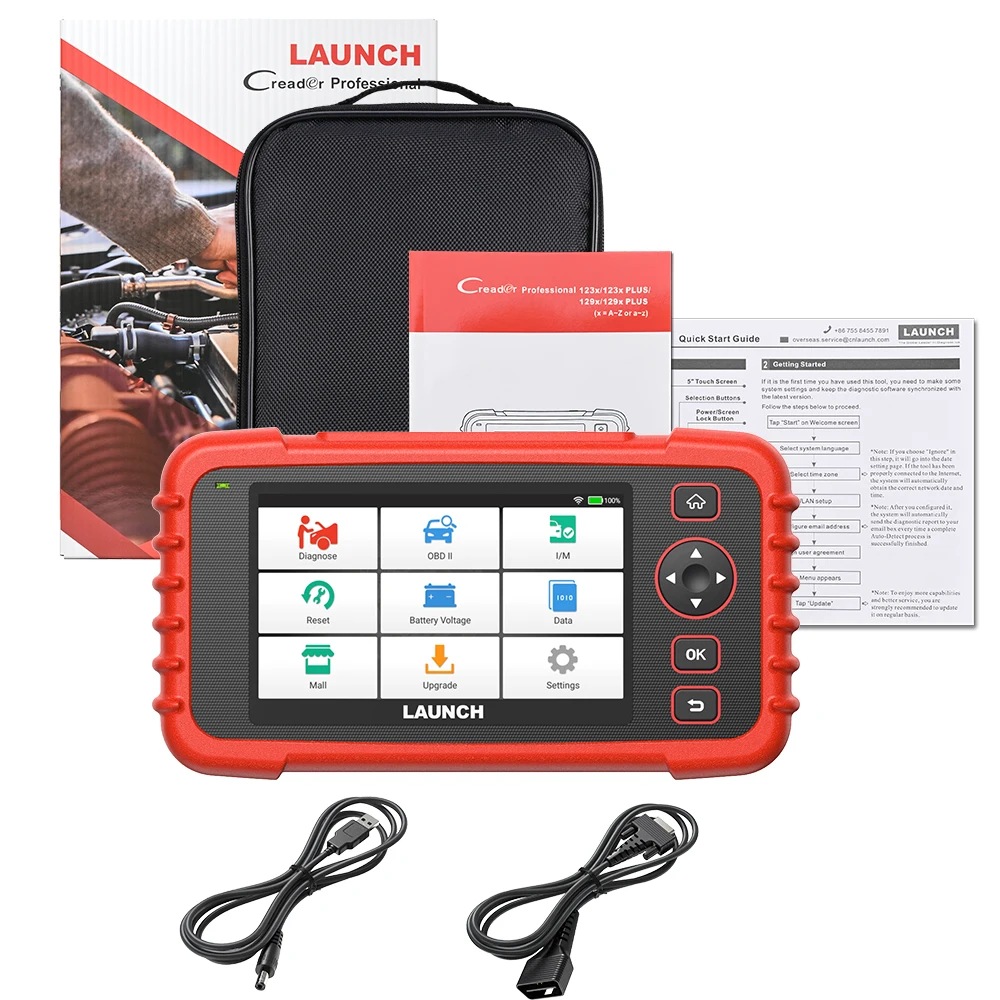 LAUNCH CRP129X PLUS OBD2 Scanner Auto Code Reader Car Diagnostic Tools Automotive Diagnost Scan Diagnosis Lifetime Free Update