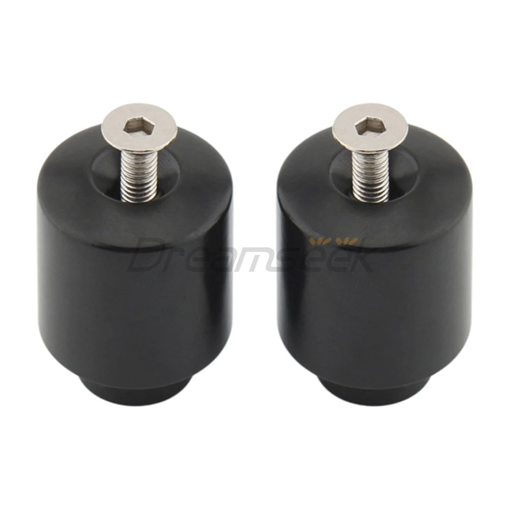 Black Handle Bar End Grips Cap Plugs for Honda Gold Wing GL1800 2001-2024 CBR600RR 2003-13 CBR929RR 00-01 Motorcycle Accessories