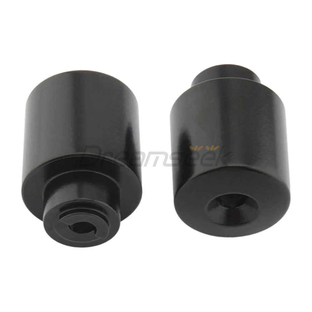 Black Handle Bar End Grips Cap Plugs for Honda Gold Wing GL1800 2001-2024 CBR600RR 2003-13 CBR929RR 00-01 Motorcycle Accessories