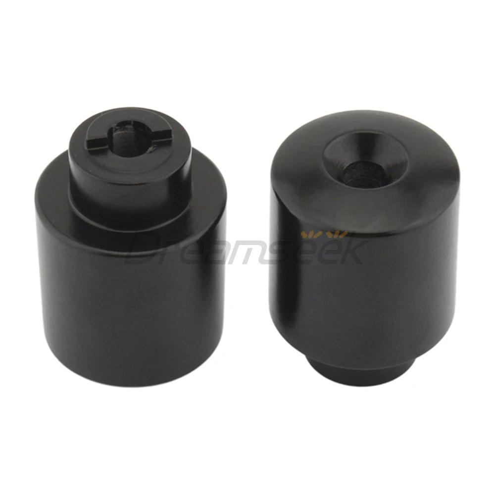 Black Handle Bar End Grips Cap Plugs for Honda Gold Wing GL1800 2001-2024 CBR600RR 2003-13 CBR929RR 00-01 Motorcycle Accessories