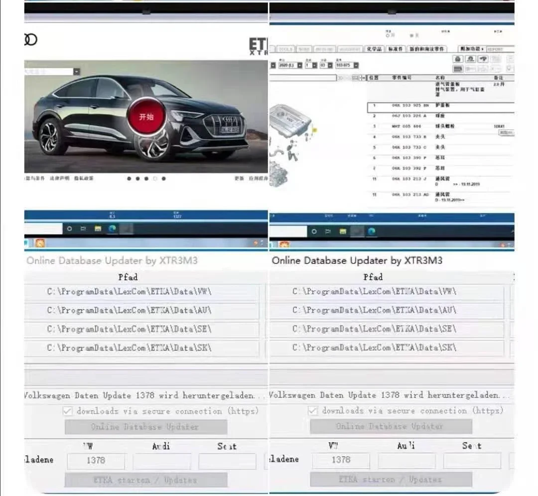 Latest ETKA 8.5+ ET KA 8.6 International English Virtualbox Image Updated 17.05.2023 Group Vehicles Electronic Parts Catalog 8.5