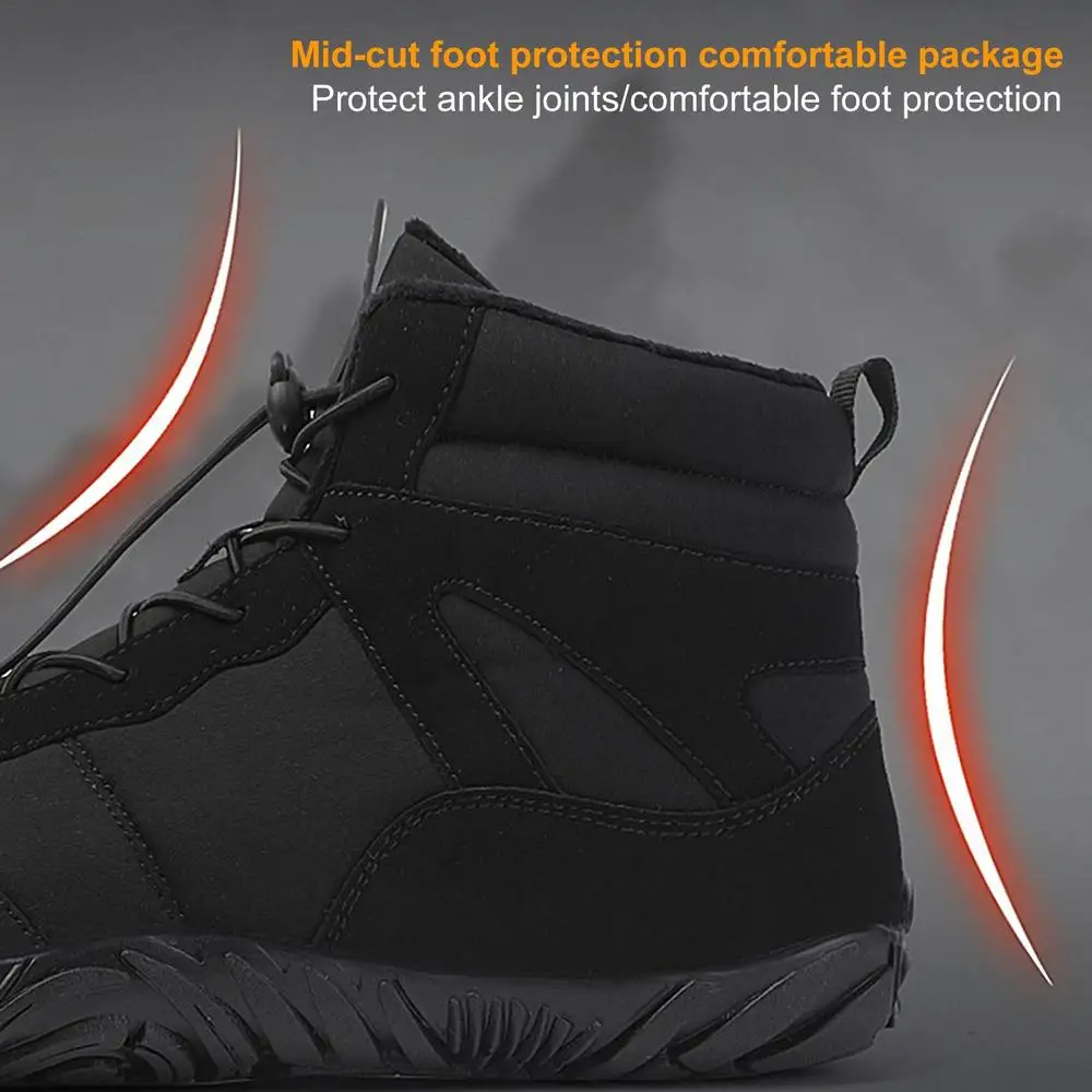 Unisex Barefoot Shoes Minimalist Multisport Shoes Zero Drop Sole Wide Toe Box Men Hiking Shoes Combat Boots