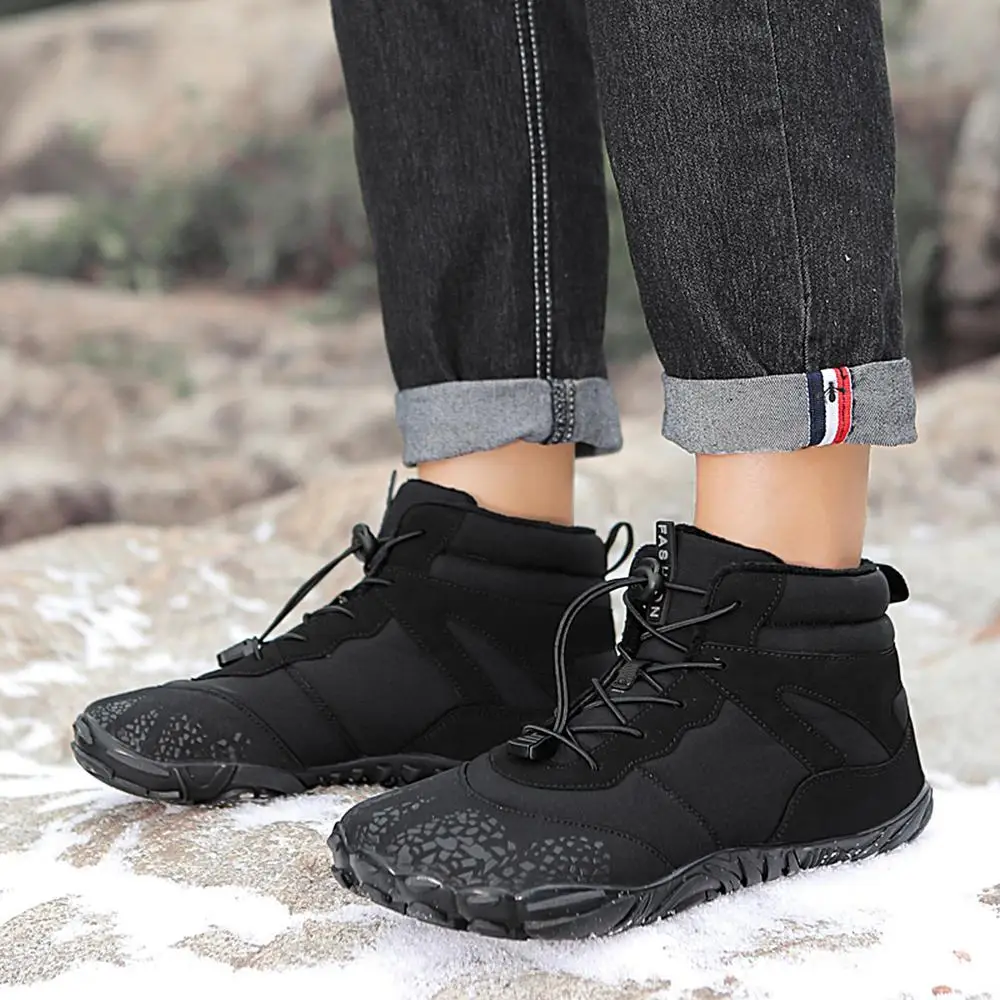 Unisex Barefoot Shoes Minimalist Multisport Shoes Zero Drop Sole Wide Toe Box Men Hiking Shoes Combat Boots