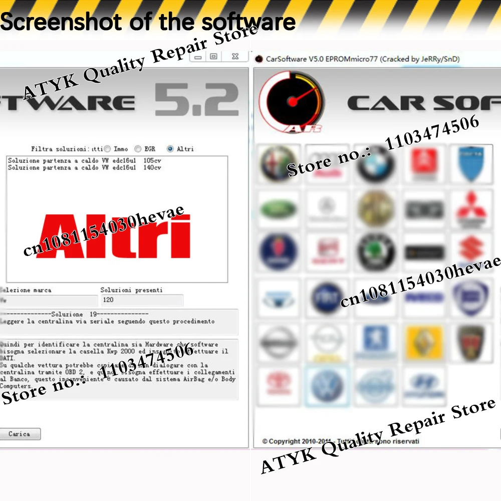 Car Software V5.2 Diagnostic Software Tools Auto Tuning Cars ECU Repair Box Inspection Tools Auto Data Base 2010 2011