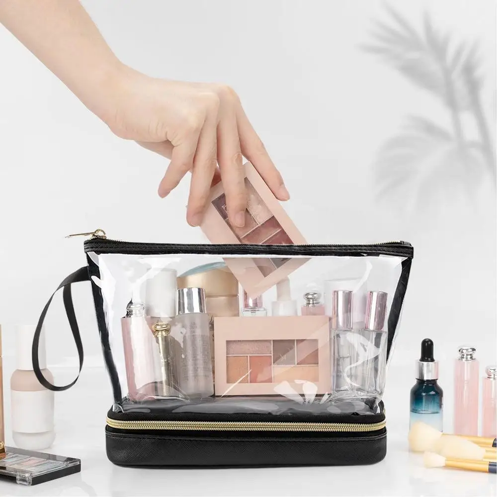 Toiletry Bags for Trave Portable Clear Makeup Bags Waterproof Makeup Storage Organizer Large Capacity Toiletry Bag Makeup Case