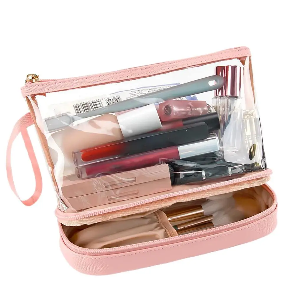 Toiletry Bags for Trave Portable Clear Makeup Bags Waterproof Makeup Storage Organizer Large Capacity Toiletry Bag Makeup Case