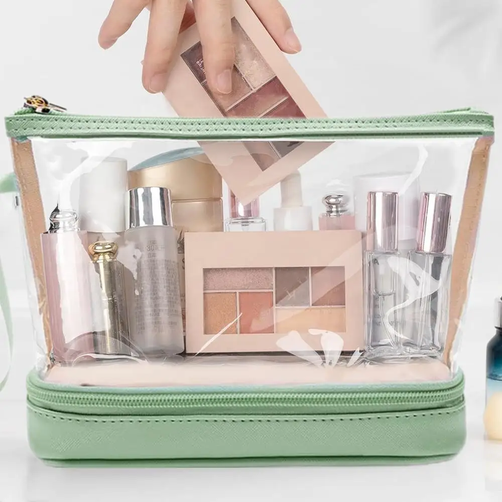 Toiletry Bags for Trave Portable Clear Makeup Bags Waterproof Makeup Storage Organizer Large Capacity Toiletry Bag Makeup Case